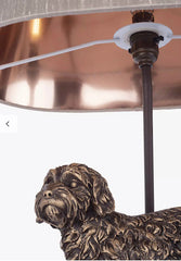 David Hunt Lighting Teddy Cockapoo Table Lamp Base Only Bronze