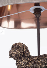 David Hunt Lighting Buddy Cockapoo Table Lamp Base Only Bronze
