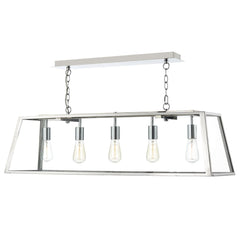 Academy 5 Light Bar Pendant Stainless Steel