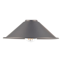Easy Fit Pewter Metal Shade 18cm