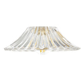 Easy Fit Clear Flared Glass Shade