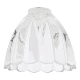Easy Fit Scalloped Bell Glass Shade