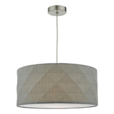 Aisha Easy Fit Pendant Grey With Shade