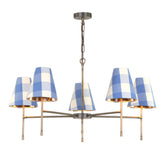 Aix 5 Light Armed Pendant Antique Brass Fitting Only