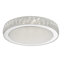 Akelia Large Flush Clear and Mirror Effect LED