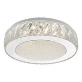 Akelia Small Flush Clear and Mirror Effect LED