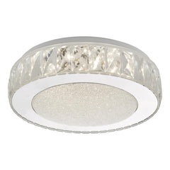 Akelia Small Flush Clear and Mirror Effect LED