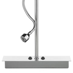 Amalfi Table Lamp Polished Chrome With Shade LED