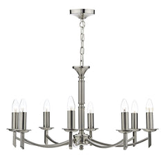Ambassador 8 Light Dual Mount Pendant Satin Chrome