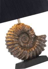 David Hunt Lighting Ammonite Table Lamp In Bronze, Sold Base Only