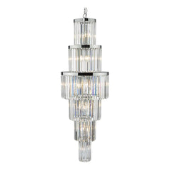 Angel 28 Light Chandelier Crystal Polished Chrome