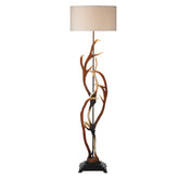 David Hunt Lighting Antler Floor Lamp Complete with Shade