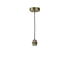 David Hunt Lighting Apollo Single Pendant Antique Brass