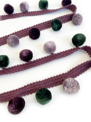 Laura Ashley Arwen Pom Fringe, Berry