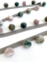 Laura Ashley Arwen Pom Fringe, Lavender Grey