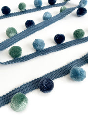 Laura Ashley Arwen Pom Fringe, Midnight