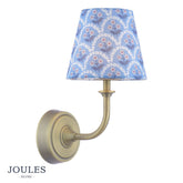 Joules Apsley Rechargeable LED Wall Light Trellis Floral Blue