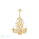 English Heritage Audley End 3 Light Chandelier Gold Leaf