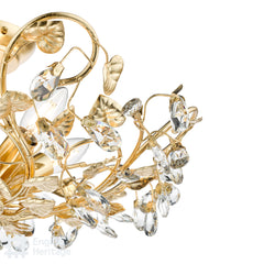 English Heritage Audley End 5 Light Semi-Flush Gold Leaf