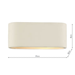 Axton Small Ceramic Wall Light