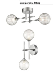 Abstraction 2lt Fitting Chrome