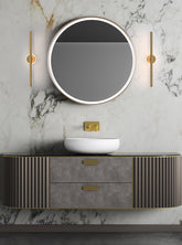 Franklite Allure Aged Brass LED Wall Light