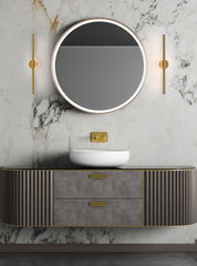 Franklite Allure Aged Brass LED Wall Light