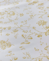 Laura Ashley Aria Ochre Duvet Cover and Pillowcase Set