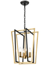 Franklite, Aviary 4lt Lantern Matt Black And Aged Brass Large