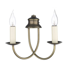 David Hunt Lighting Bermuda Wall Light Aged Brass BE28