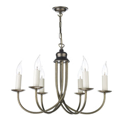 David Hunt Lighting Bermuda 6 Light Aged Brass BE68