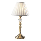 Beau Touch Table Lamp Antique Brass With Shade