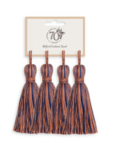 Laura Ashley Belford Cushion Tassel (pack of 4) Crimson Mix