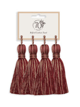 Laura Ashley Belford Cushion Tassel (pack of 4) Cranberry