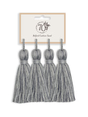 Laura Ashley Belford Cushion Tassel (pack of 4) Steel