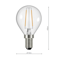 INDIVIDUAL E14 LED DIMM GB LAMP 4W 400LM CLEAR