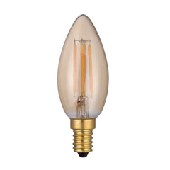 (SOLD AS 5PK)E14 LED DIMM VINT CNDL LAMP 4W 250LM