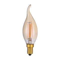 (SOLD AS 5PK)E14 LED DIM VINT CNDL TIP LAMP 4W 250