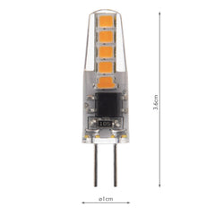 INDIVIDUAL G4 LED LAMP 2W 200LM 3000K CLEAR