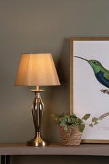 Bybliss Table Lamp Antique Brass With Shade