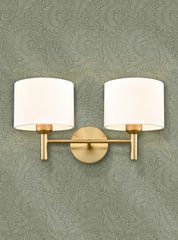 Franklite Barolo Double Wall Light Aged Brass