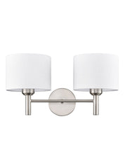 Franklite Barolo Double Wall Light Satin Nickel