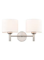 Franklite Barolo Double Wall Light Satin Nickel