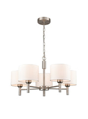 Franklite Barolo 5 Light Satin Nickel
