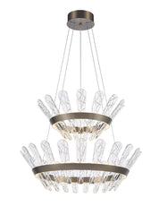 Beatrice Double Tiered Bronze LED Pendant