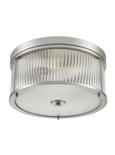 Franklite Bonham Satin Nickel Flush Ceiling Fitting