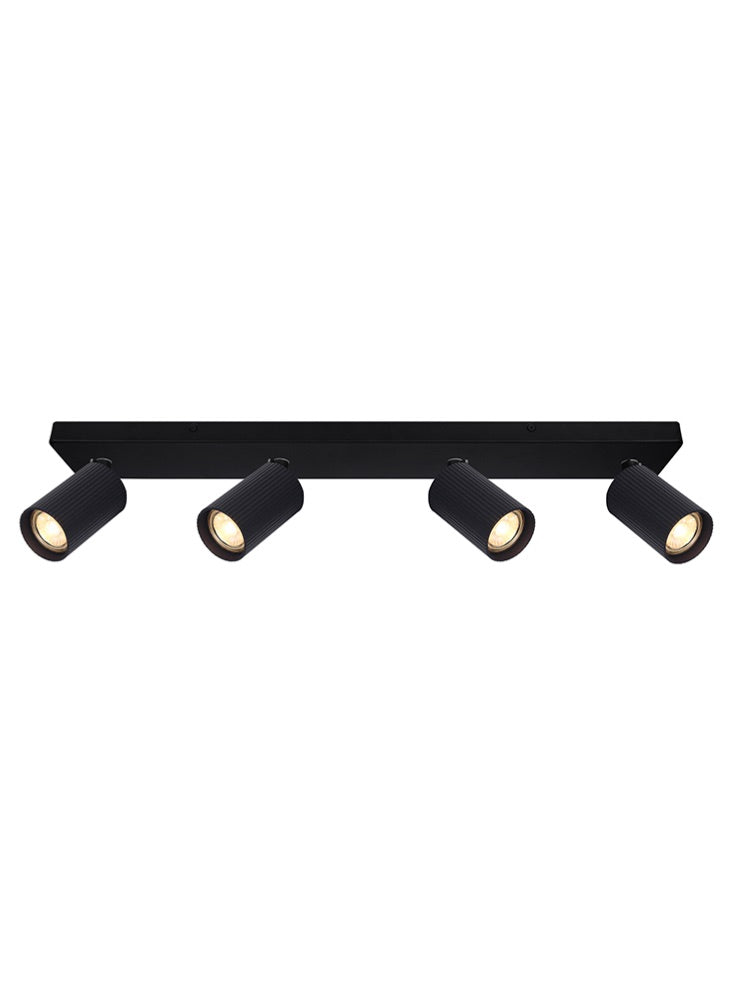 Broadway 4lt Spotlight Matt Black with black ribbed sleeve