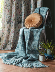 Laura Ashley Brydie Throw Seaspray
