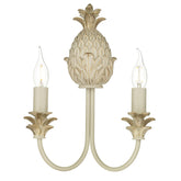 David Hunt Lighting Cabana Double Wall Light CAB0912 Cream / Gold