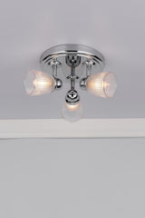 Cedric Bathroom 3 Light Spotlight Polished Chrome Glass IP44